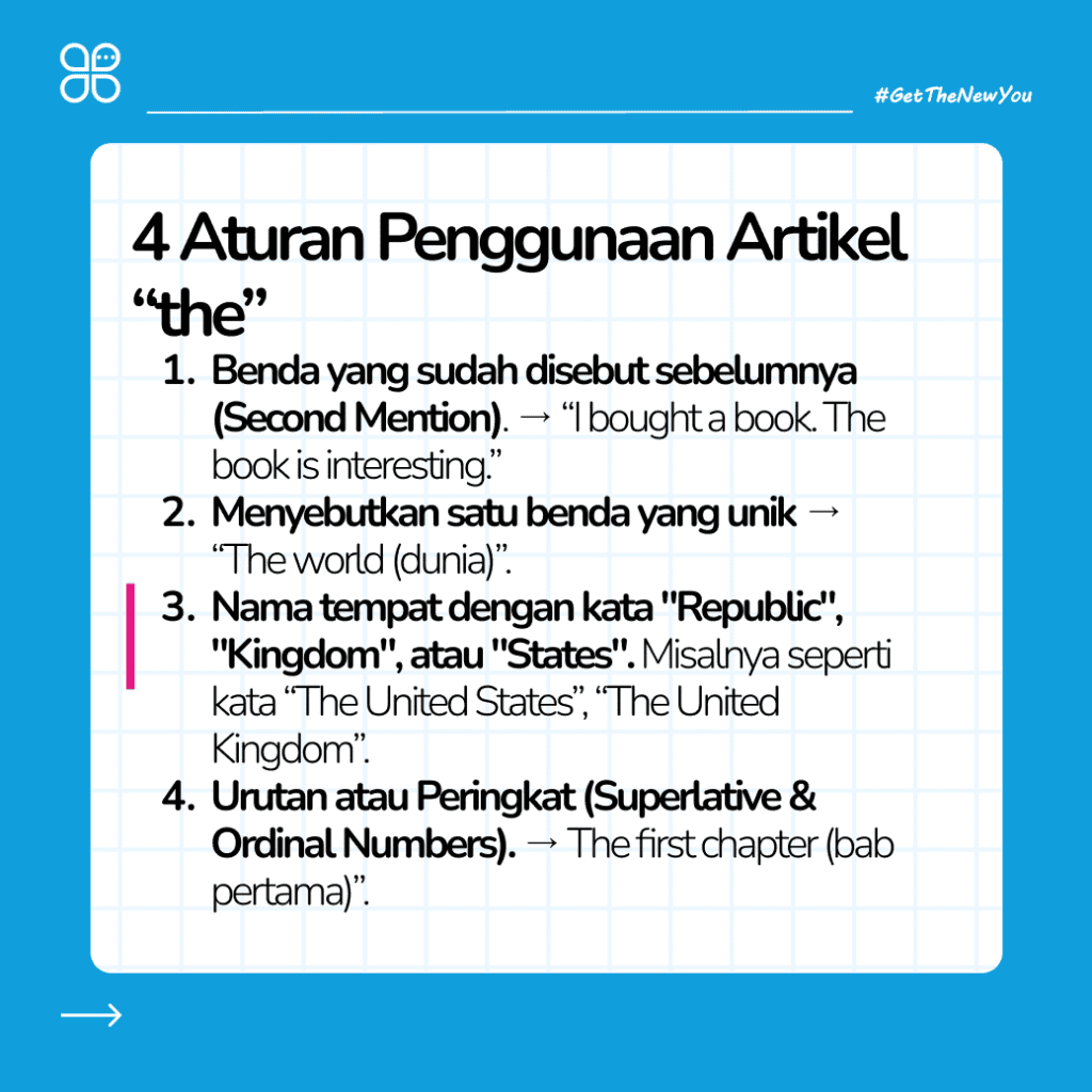 ilustrasi artikel a an the