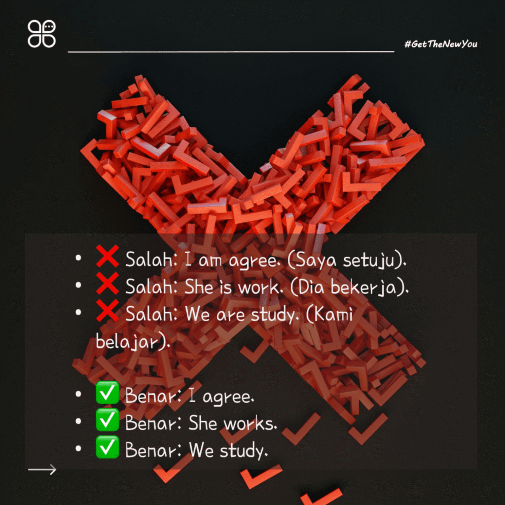 ilustrasi kata kerja be (am, is, are)