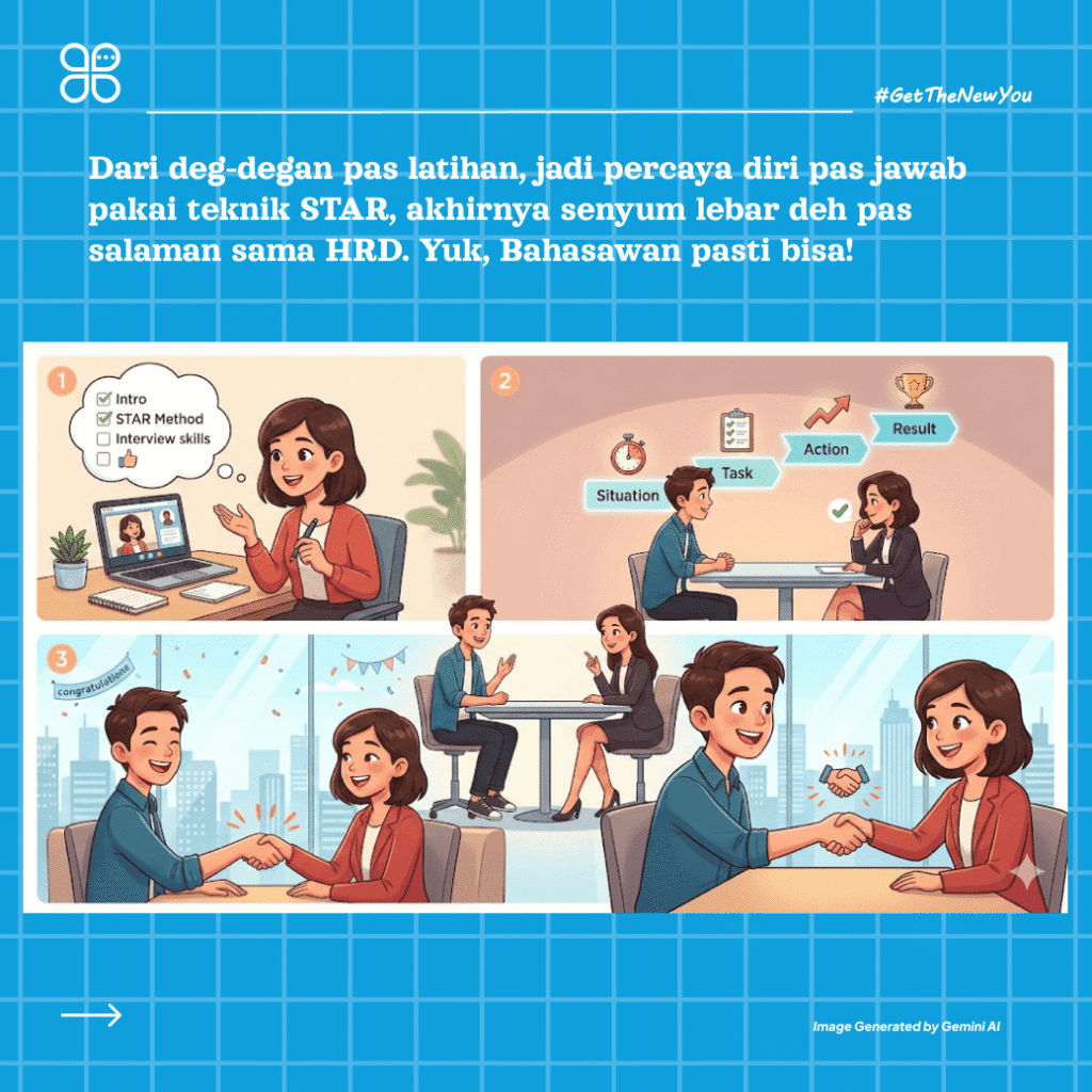 ilustrasi Speaking Bahasa Inggris untuk Interview Kerja: Frasa & Tips