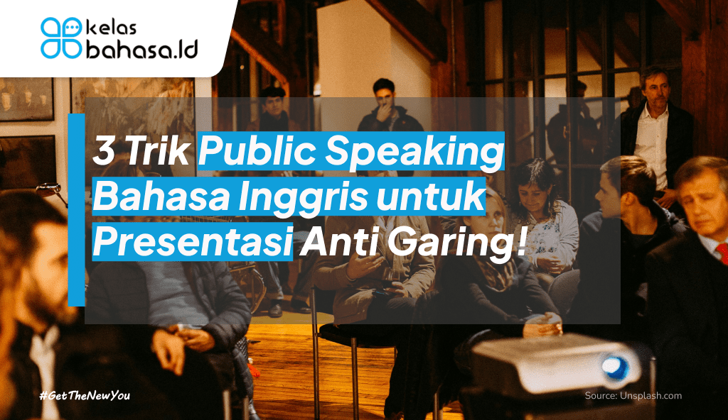 ilustrasi Public Speaking Bahasa Inggris untuk presentasi