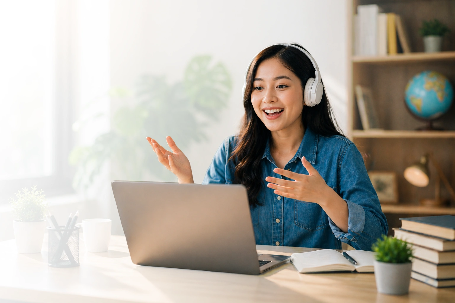 Ilustrasi Kursus Speaking Online Metode Kampung Inggris
