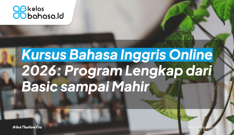 ilustrasi Kursus Bahasa Inggris Online