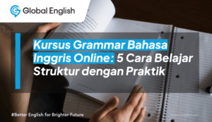 ilustrasi Kursus Grammar Bahasa Inggris Online