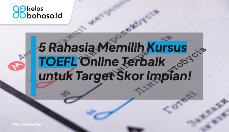 ILustrasi 5 Rahasia Memilih Kursus TOEFL Online Terbaik untuk Target Skor Impian! ilustrasi Kursus TOEFL