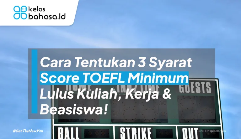 ilustrasi Score TOEFL Minimum