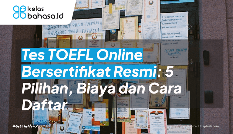 ilustrasi Tes TOEFL Online Bersertifikat Resmi