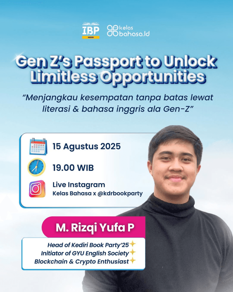 Hacks jitu menjangkau kesempatan tanpa batas melalui pemaksimalan bahasa Inggris & literasi ala Gen-Z