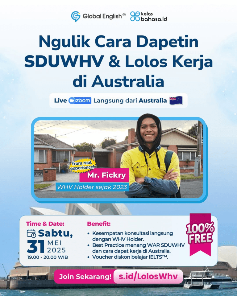 Pengen kerja di Australia,