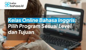 ilustrasi Kelas Online Bahasa Inggris