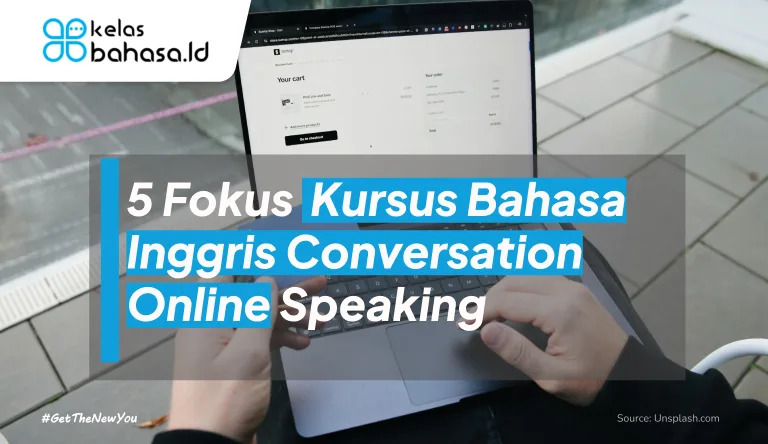 ILustrasi 5 Fokus Kursus Bahasa Inggris Conversation Online Speaking ilustrasi Kursus Bahasa Inggris Conversation Online