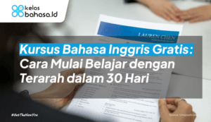 ilustrasi Kursus Bahasa Inggris gratis