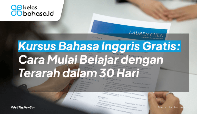 ilustrasi Kursus Bahasa Inggris gratis