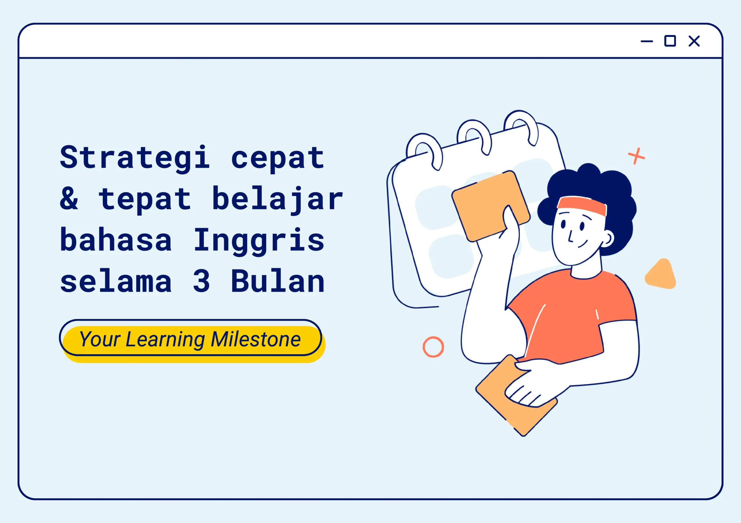 Kurikulum belajar bahasa Inggris online step by step