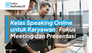 ilustrasi Kelas Speaking Online untuk Karyawan