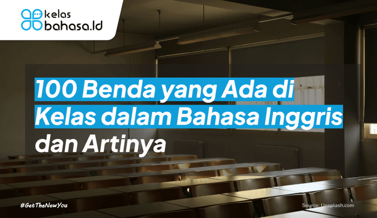 ilustrasi 100 Benda yang Ada di Kelas dalam Bahasa Inggris