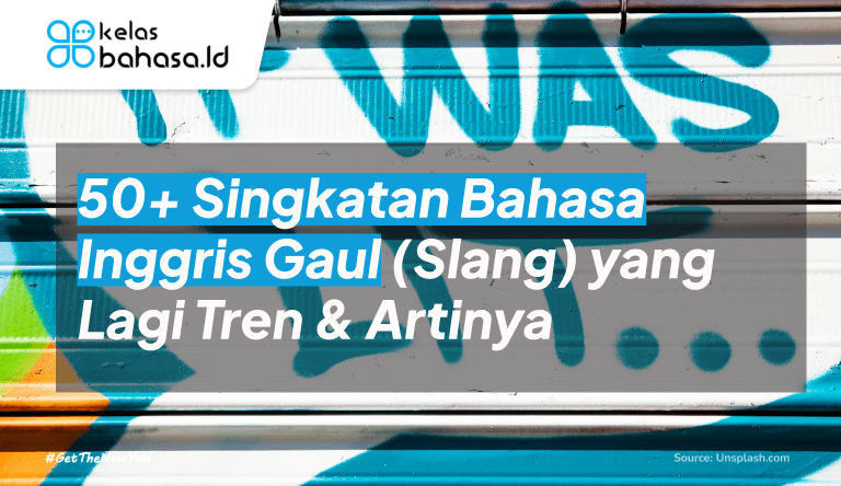 ilustrasi Singkatan Bahasa Inggris Gaul