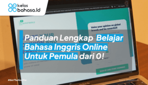 ilustrasi Belajar Bahasa Inggris Online Untuk Pemula