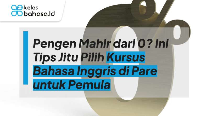 ilustrasi Kursus Bahasa Inggris di Pare untuk Pemula