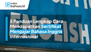 ilustrasi Sertifikat Mengajar Bahasa Inggris