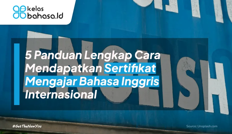 ILustrasi 5 Panduan Lengkap Cara Mendapatkan Sertifikat Mengajar Bahasa Inggris Internasional ilustrasi Sertifikat Mengajar Bahasa Inggris