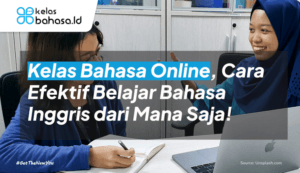 ilustrasi kelas bahasa online