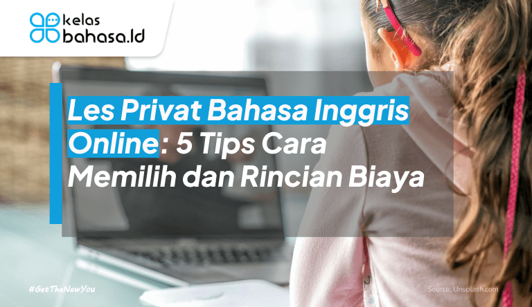ilustrasi Les Privat Bahasa Inggris Online