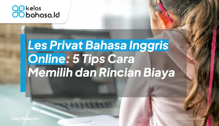 ILustrasi Les Privat Bahasa Inggris Online: 5 Tips Cara Memilih dan Rincian Biaya ilustrasi Les Privat Bahasa Inggris Online