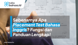 ilustrasi Placement Test Bahasa Inggris